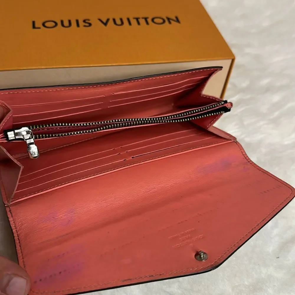 💯Authentic Louis Vuitton Vernis Impriente Long Wallet🍀